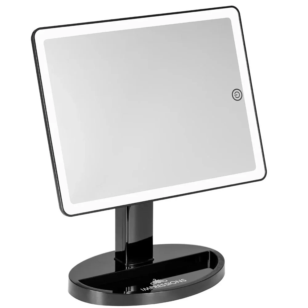 Touch Ultra LED Lighted Vanity Mirror with Touch Sensor - Black Frame NIB💋🪩